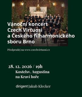 Vánoční koncert orchestru Czech Virtuosi a Českého filharmonického sboru Brno v kostele sv. Augustina. KULTINO*