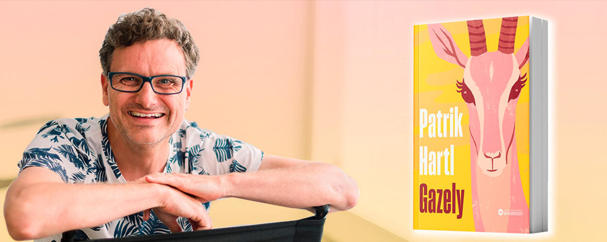 Literární novinka Patrika Hartla s názvem Gazely, Patrik Hartl, magazín KULT* Brno
