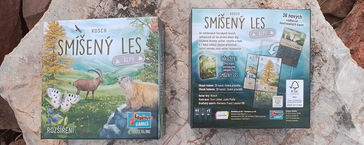 Smíšený les: Alpy, zábava, deskovka, magazín KULTINO*Brno
