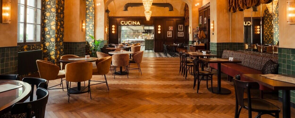 Italská restaurace L’Osteria Bochnerův palác, magazín KULTINO Brno