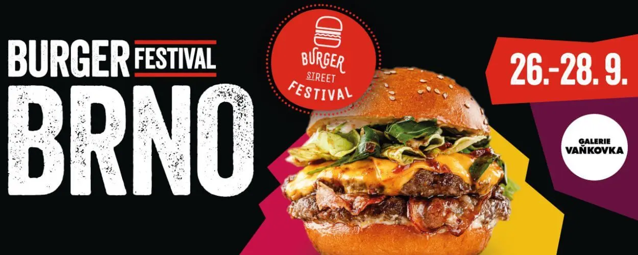 Burger street festival v Brně, jídlo a pití, magazín KULTINO* Brno