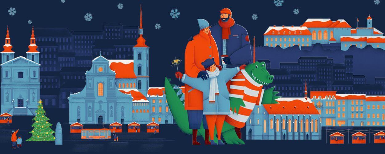 Brněnské vánoční trhy - rozsvícení stromu na Náměstí Svobody, magazín KULTINO* Brno