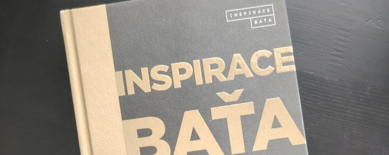 Kniha Inspirace Baťa od autorky Gabriely Končitíkové. KULTINO*
