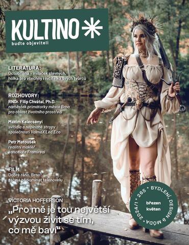 Magazín KULTino* Brno, titulní strana, titulka, jaro, 01/2024