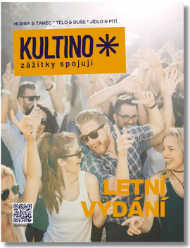 Magazín KULTINO*, titulní strana, letní číslo, 02/2026