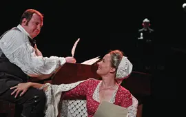 Recenze na představení Noc pastýřů, Milan Němec a Alena Antalová,  Jakub Jan Ryba, Mše Rybovka, Městské divadlo Brno. Magazín KULT*