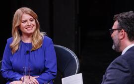 Zuzana Čaputová a Erik Tabery