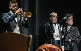 Židle, Eugène Ionesco, absurdní drama, Divadlo Bolka Polívky, premiéra, Michal Kern, Eva Novotná, *Magazín KULTINO* Brno*