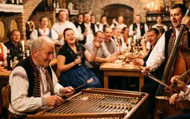 Tradiční moravská lidová hudba a cimbálová muzika na Slovácku, velký cimbál od Václava Josefa Schundy a žijící folklórní tradice na Moravě. KULTINO*
