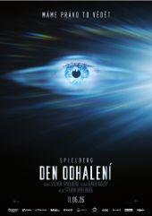 Plakát ke sci-fi dramatu Den odhalení režiséra Stevena Spielberga, které zkoumá reakci lidstva na příchod mimozemšťanů. KULTINO*